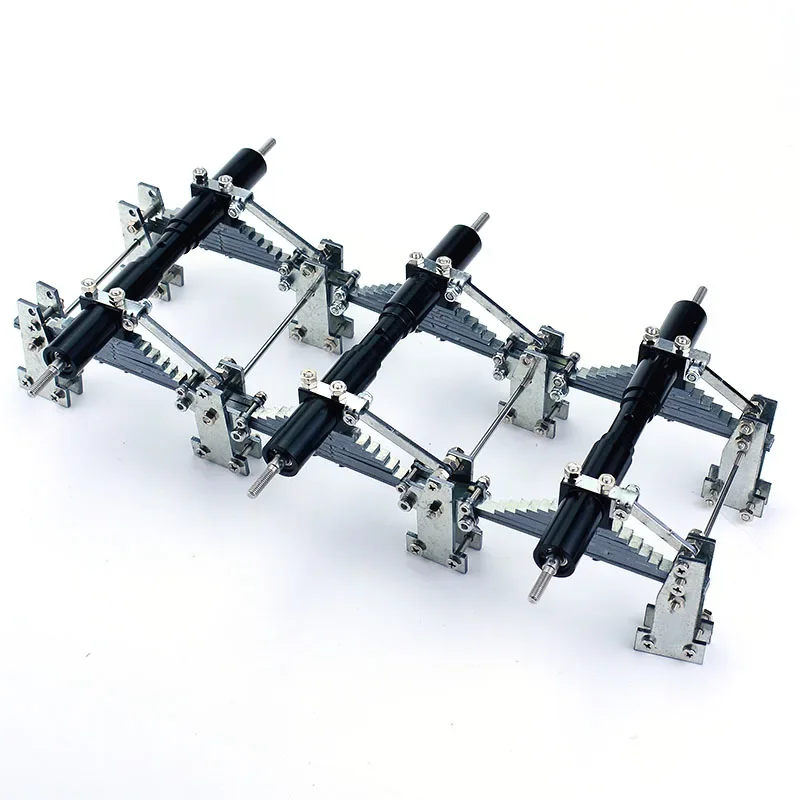 Rvs 2/3 Axis Balans Suspension Kit Stalen Plaat Trailer voor 1/14 Tamiya RC Dump Truck SCANIA 770S VOLVO FH16XL Auto