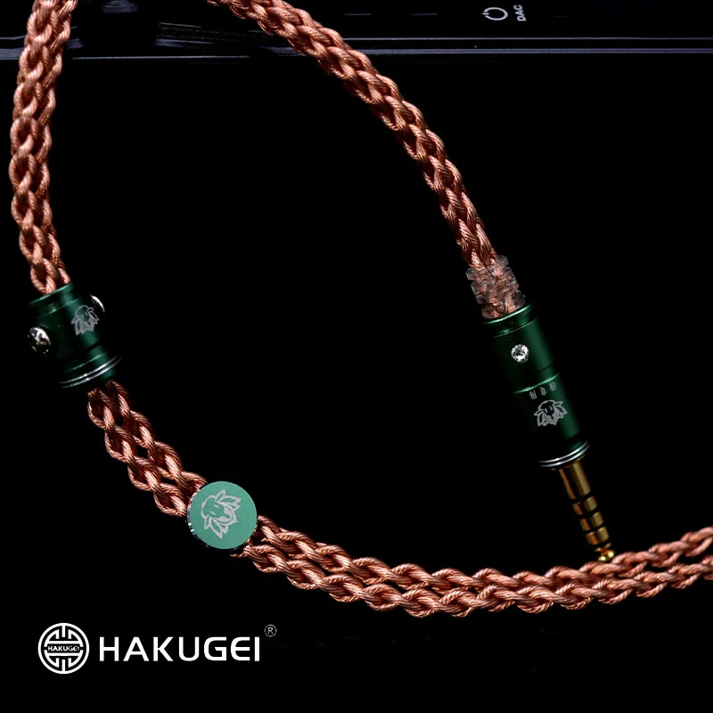 HAKUGEI Healer Litz Kabel Musik Hifi Tembaga OCC Bebas Oksigen Kemurnian Tinggi 3.5 2.5 4.4 MMCX 0.78 QDC