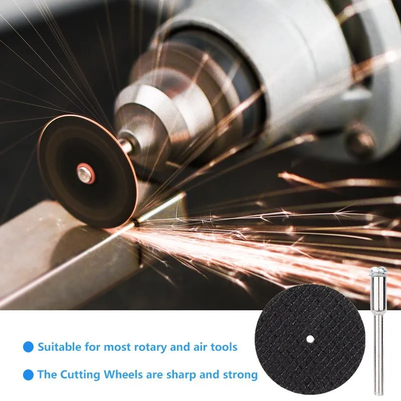 CMCP Abrasive Cutting Disc 32mm With Mandrels Grinding Wheels For Dremel Accesories Metal Cutting Rotary Tool Saw Blade