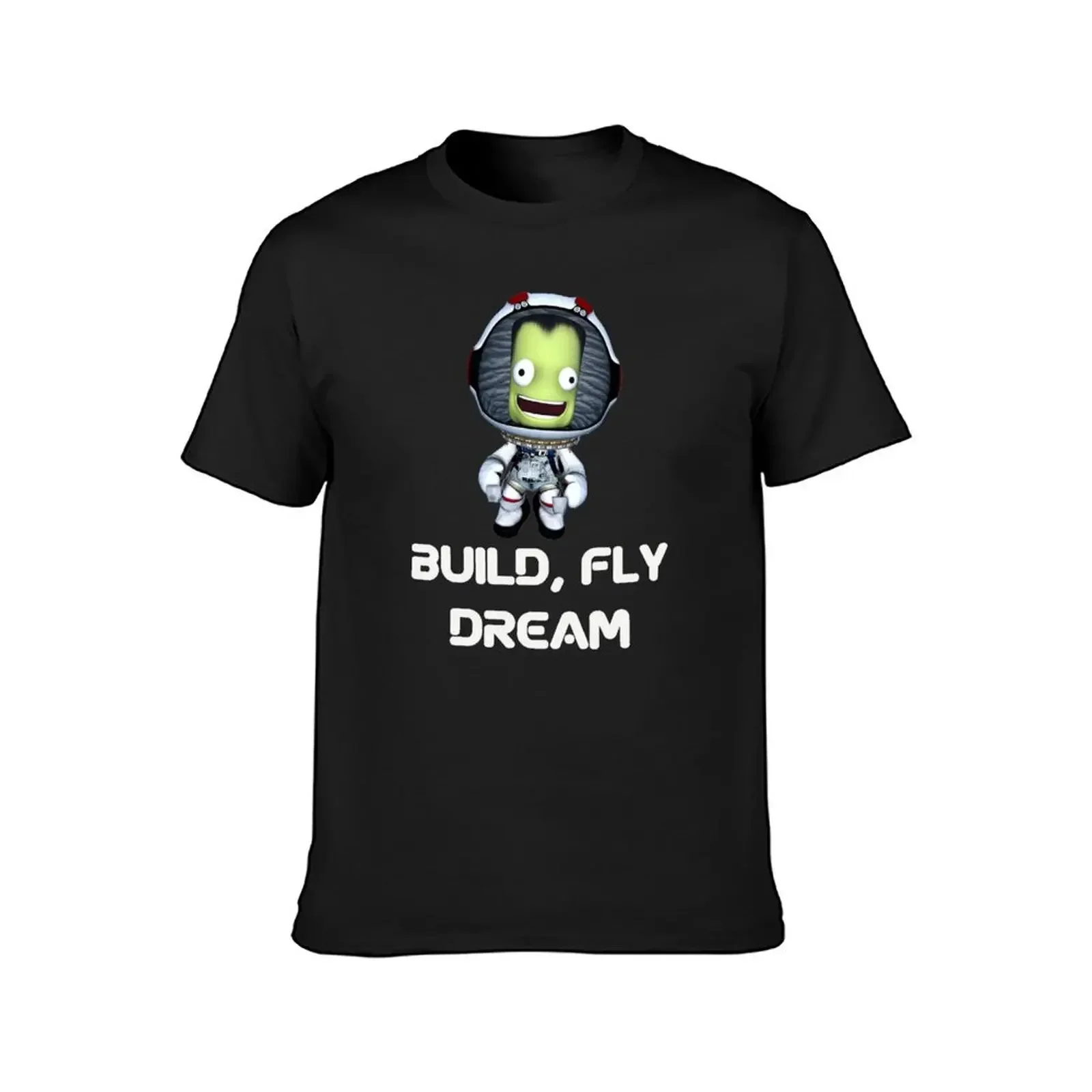 build fly dream crash , Kerbal space program T-Shirt graphic t shirts customizeds anime shirts men