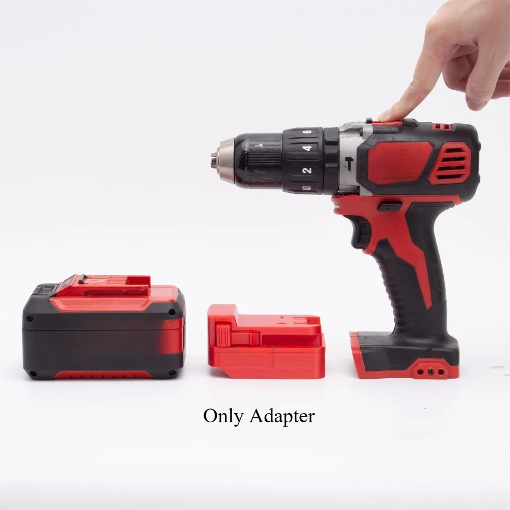 Adaptador/convertidor para batería de iones de litio Einhell/OZITO de 18V x-change a Milwaukee, herramientas eléctricas inalámbricas de la serie