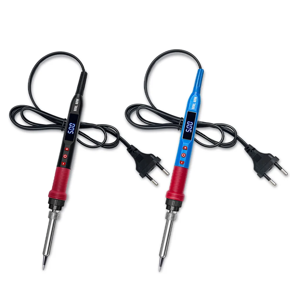 

Digital Electric Soldering Iron 220V 110V Temperature Adjustable LED Display Solder Welding Iron Tool Tips 80W