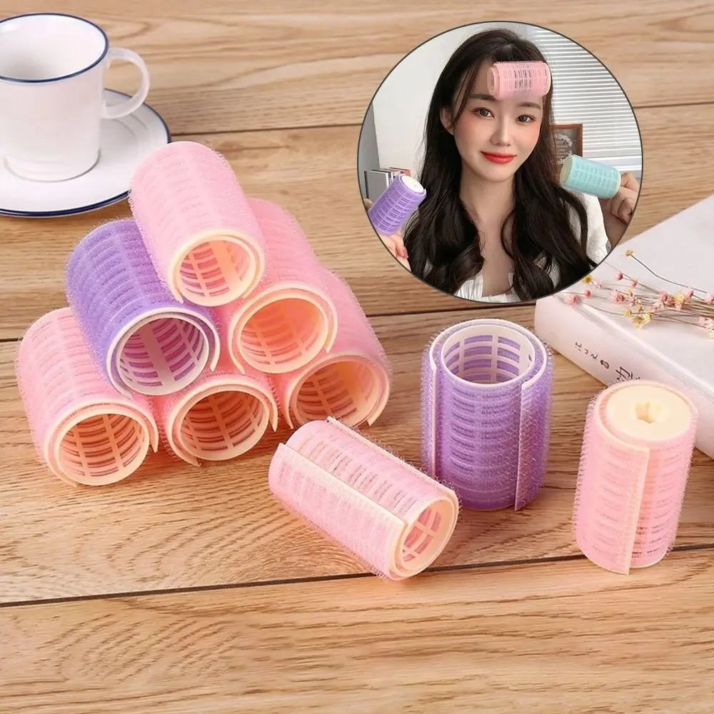 Self Grip Hair Rollers Clip Head Cushion Lazy Bangs Rollers Hair Curlers Fluffy Hair Bangs Clips Hairdressing Hair Styling Tools