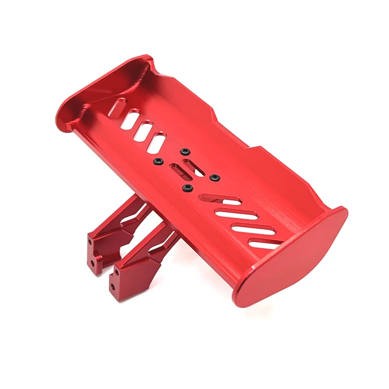 Metall Upgrade Flügel Unterstützung Schwanz Flügel RC Auto Teile Fit Für WLtoys 1/14 1/12 RIaarIo Fernbedienung Auto Zubehör
