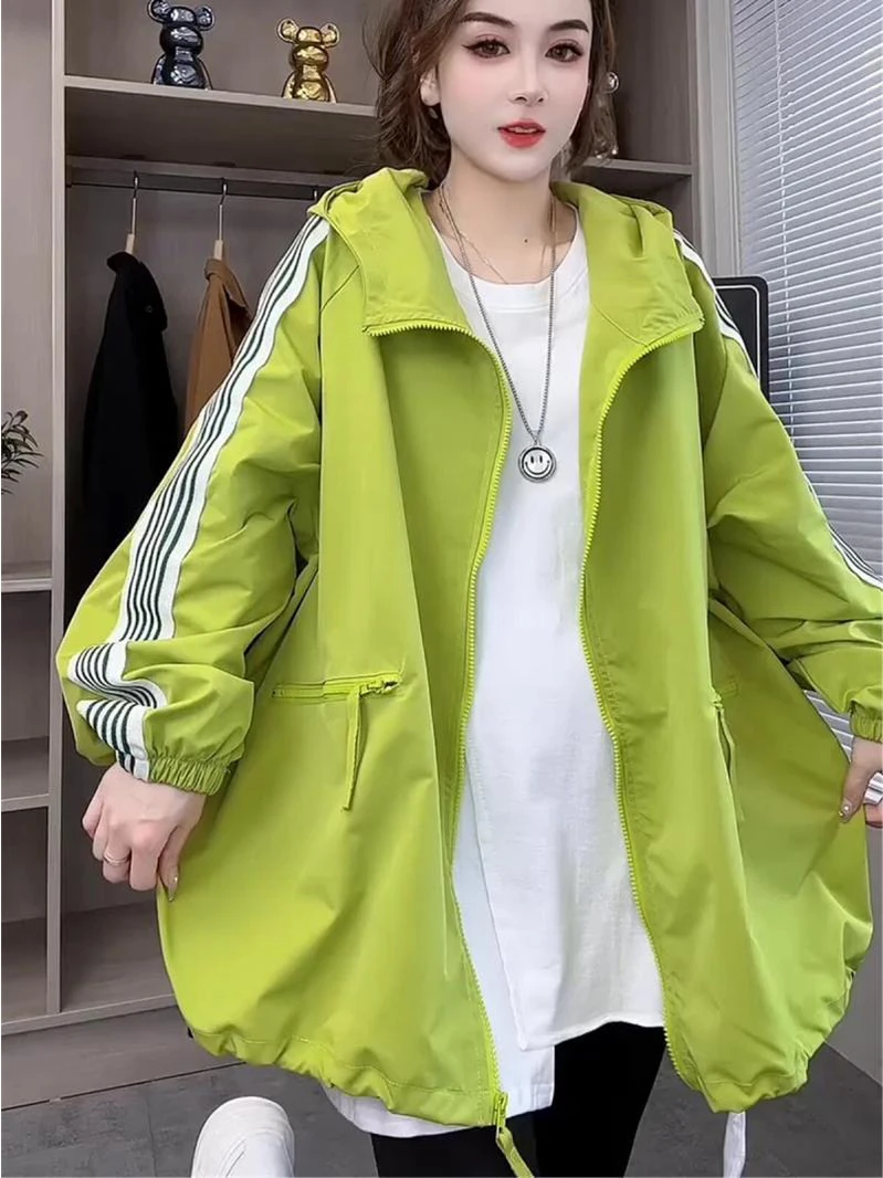 

Оверсайз куртка-ветровка 300 Pou Dopane Casual Tee Bars Jaet ex Loose с капюшоном, тонкая, быстросохнущая, легкая верхняя одежда