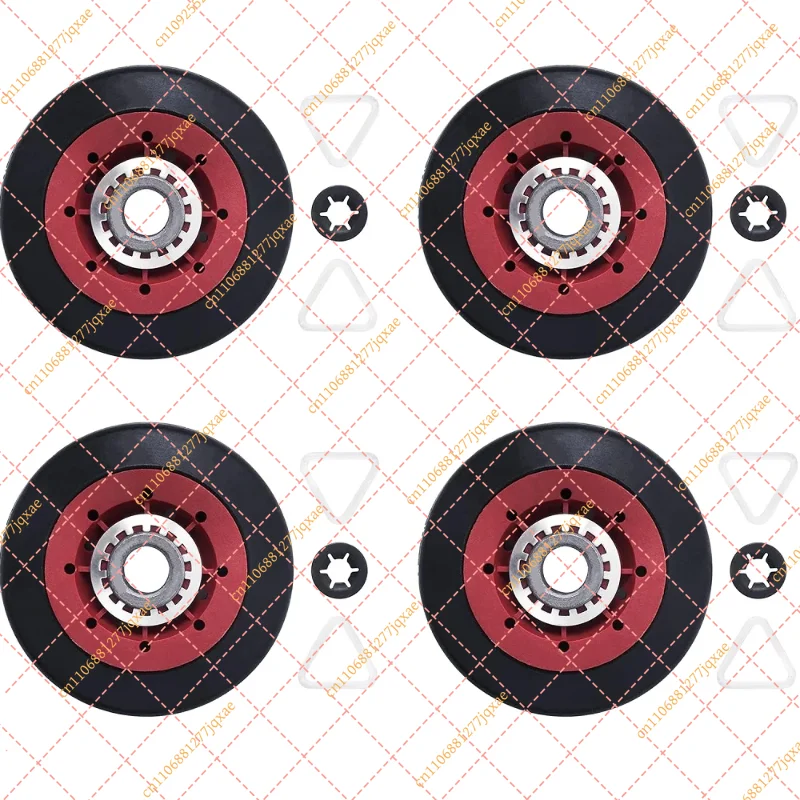 

4PCS Dryer Drum Support Roller Kit - for Whirlpool, Maytag, Kenmore (Part# 8536974, W10314173, WPW10314173)