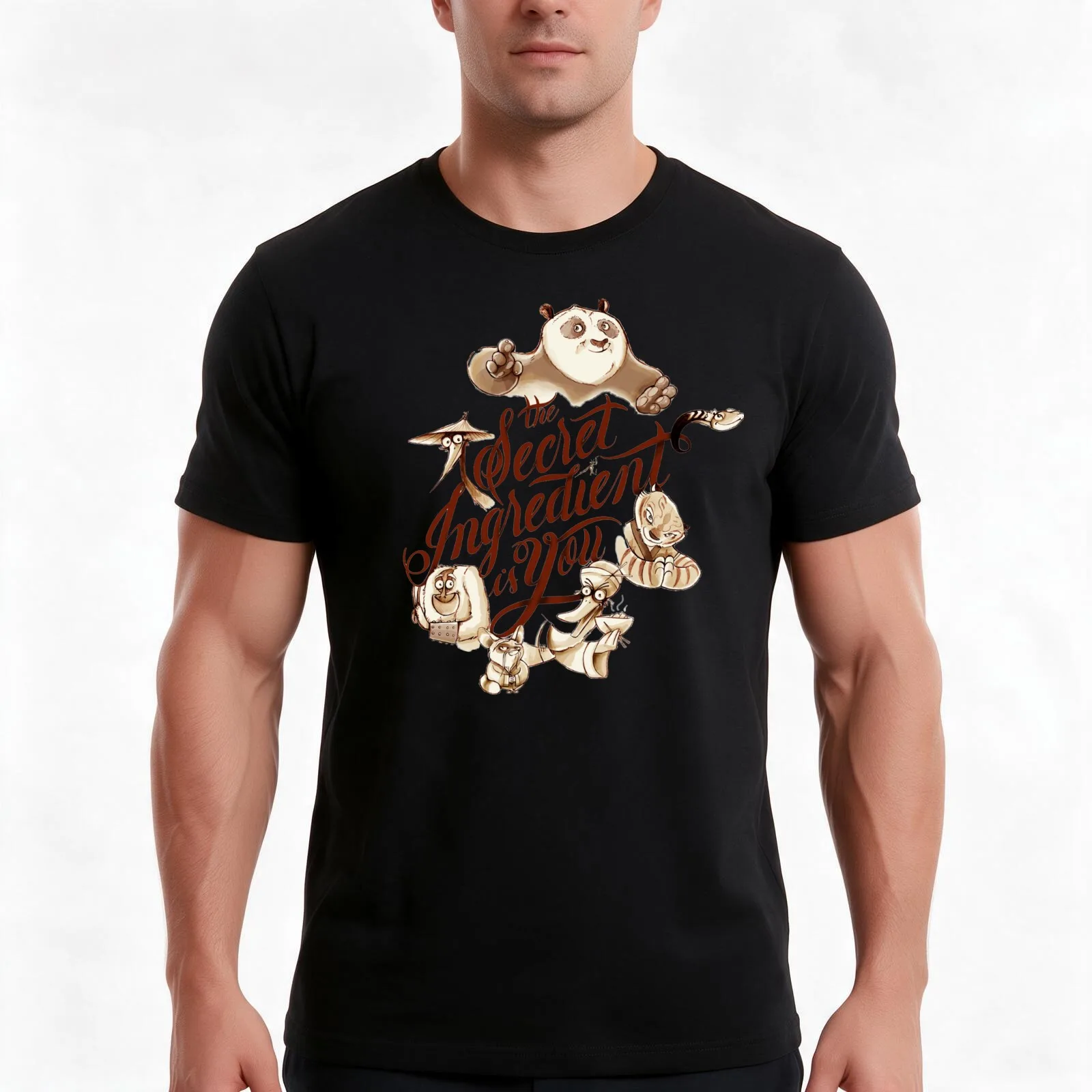 Secret Ingredient T-Shirt, Summer Casual Cotton Tee, Oversized Streetwear Tops, Vintage Graphic Print, Loose Fit Short Sleeve