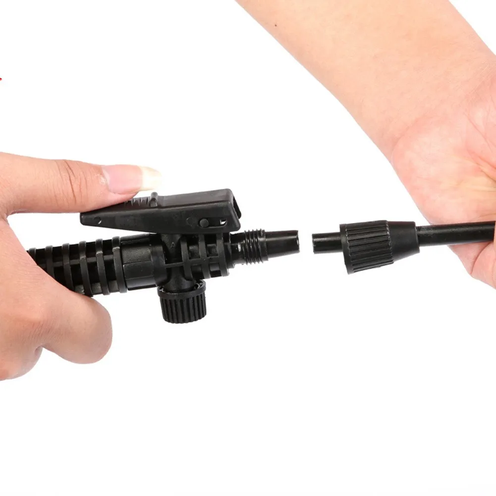 Detachable Trigger Switch Handle for Garden Backpack Sprayers with Non Slip Grooved Grip and 1/2 Inch Thread Connection