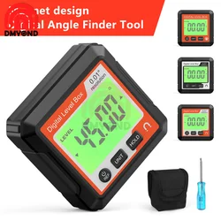 Digital Magnet 90 Degree Gauge Measuring Bevel Meter Gauge Level Meter Protractor Inclinometer Level for Measuring Angle