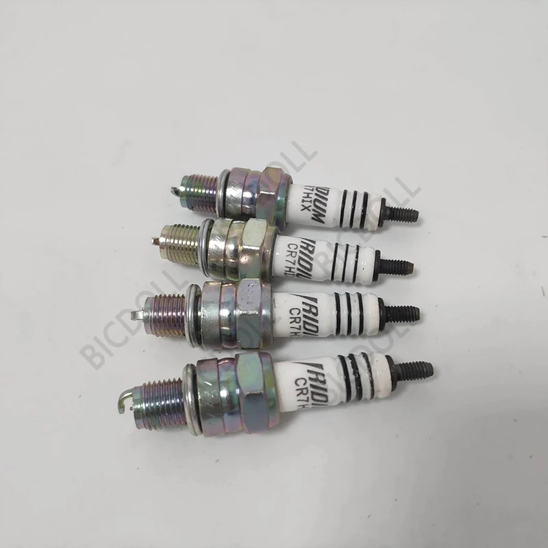 4/6Pcs 7544 CR7HIX Iridium Spark Plug for HONDA CB CM CMX DAX KAWASAKI KYMCO AGILITY PEOPLE VITALITY YAMAHA XT XV YBR SACHS BEE