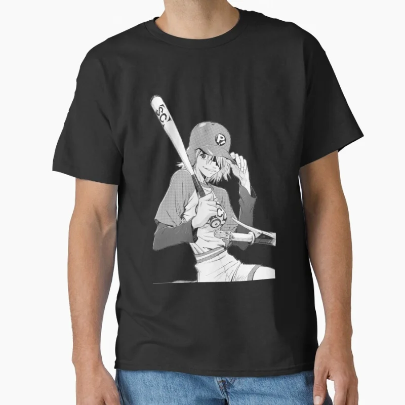 

Yoshiyuki Sadamoto FLCL Haruko Fooly cooly Anime T shirt Large size Tops Manga Graphic Print Y2k Clothes Cartoon Tee