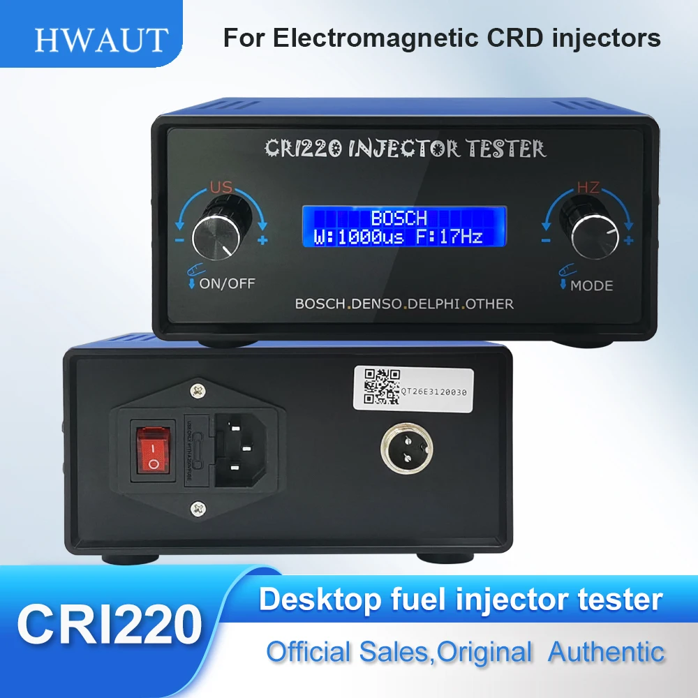 

HWAUT CRI220 Common Rail Electromagnetic Injector Tester Fuel Diesel Coil Repair For Solenoid Injection Test BOSCH DENSO DELPHI