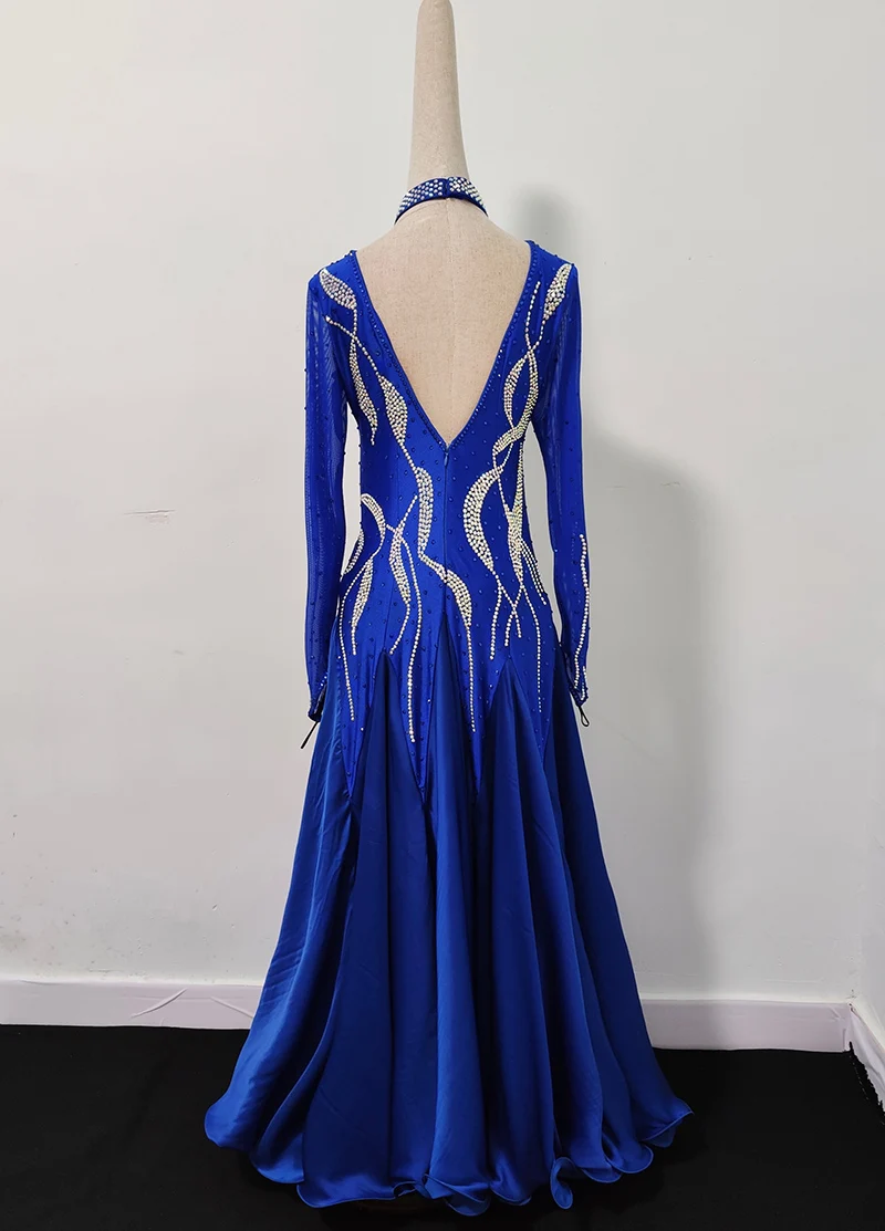 Robe de brevde Concours de Salle de Bal pour Femme, Standard Avancé, Jupe de Valse Moderne, Nouvelle Collection