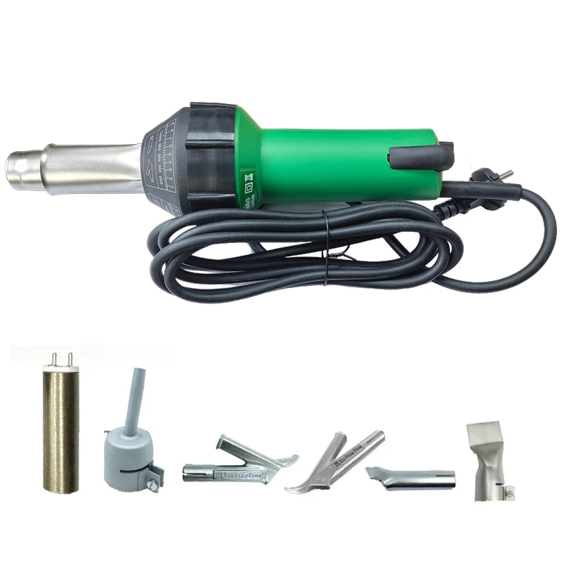 1600W Automatic Handheld Plastic Welding Gun Hot Air Torch Heat Gun Welder for PVC Vinyl Floor PP PE Plastic Repair