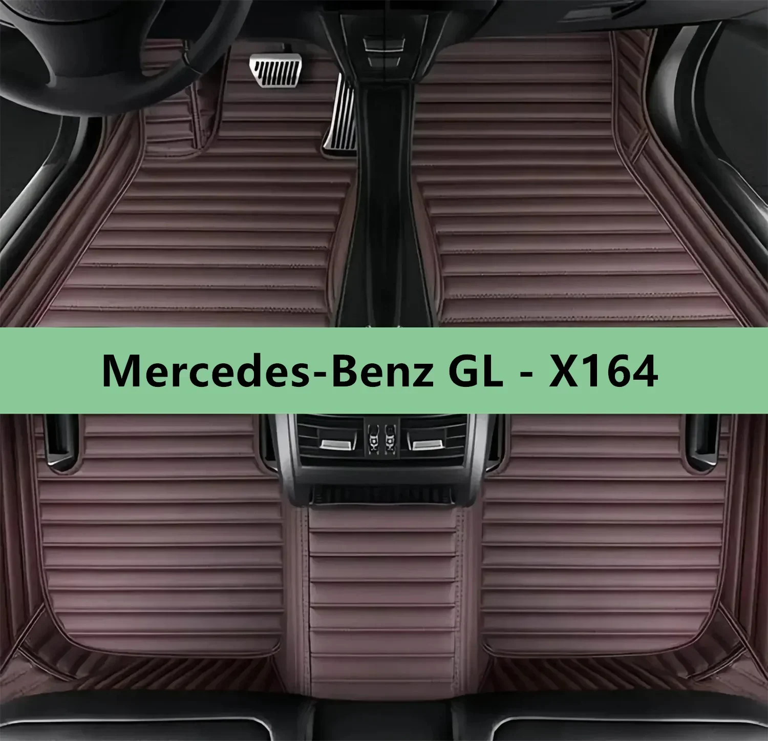 Auto-Fußmatten für Mercedes-Benz GL - X164 2007 2008 2009 2010 2011 2012 Auto-Fußmatten für Männer und Frauen Autozubehör