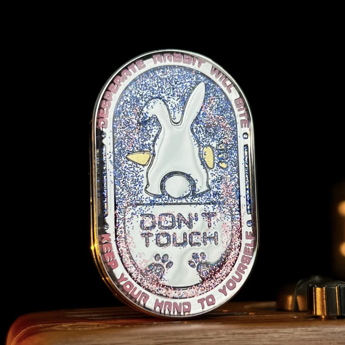 MOT Chagrijnig Konijn Kleurrijke Verzegelde Kristal Fidget Slider EDC Fidgeting Speelgoed Zintuiglijke Anti Stress Fidget Spinner Speelgoed