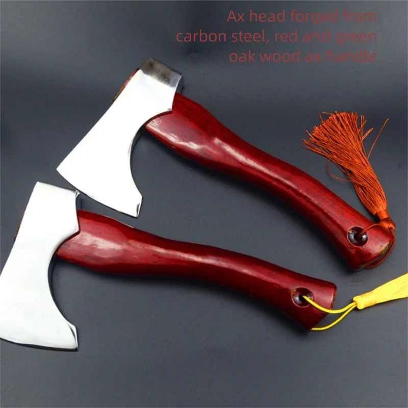High-Carbon Steel Camping Axe - Tactical Wood-Chopping Axe for Outdoor Camping, Log Cutting & Bushcraft | Belt-Mountable Hatchet
