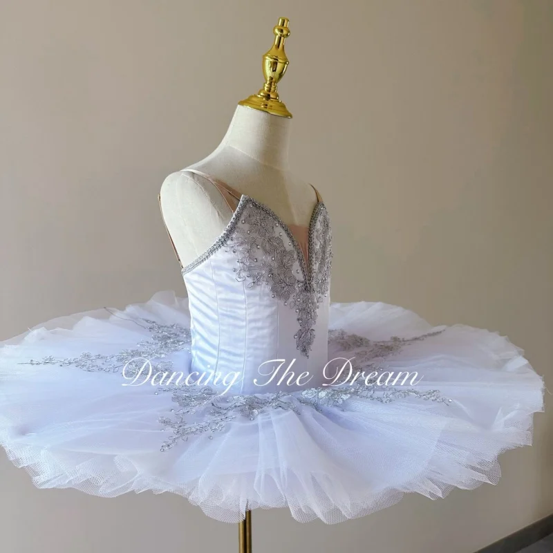 Ballet Bacheta White Performance Dress High end Professional Edition Tutu Skirt Customization