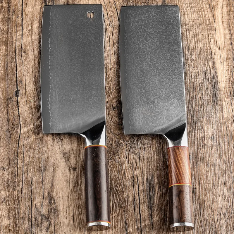 

Butcher kitchen Knife Damascus Steel Chopping Knife Chinese Cleaver Chef Slicing utility knife Vegetable Knife Cooking Tools