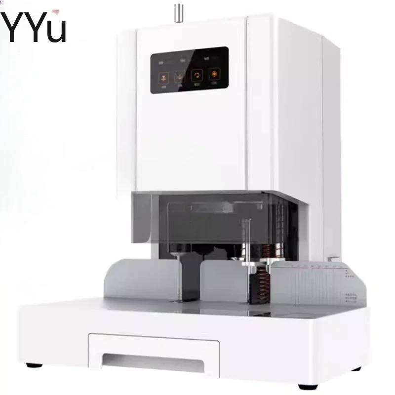 Binding machine intelligent automatic office accounting file hot melt riveting tube binding machine