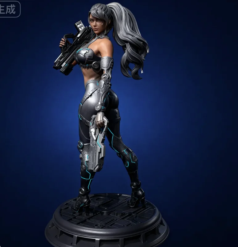 

Общая высота 50 мм 75 мм, косметическая фигурка, наборы моделей из смолы, бесцветная и самостоятельная сборка (3D-печать) TD-7560/3D