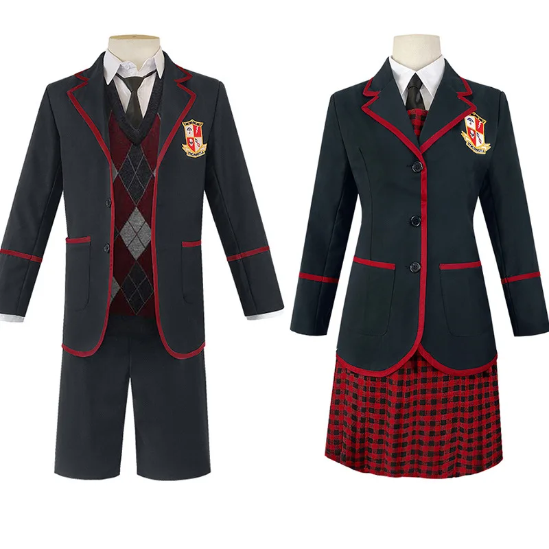 

Umbrella Academy Cosplay School Uniform Umbrella Academy Cosplay Anime Costume American TV Series Halloween Costume