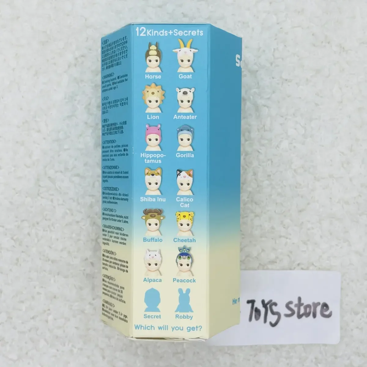 Sonny Angel Mini Figure Regular New Animal Series 4 Blind Box  Toy for Girl Mystery Box Horse Goat Lion Anteater SAS65378