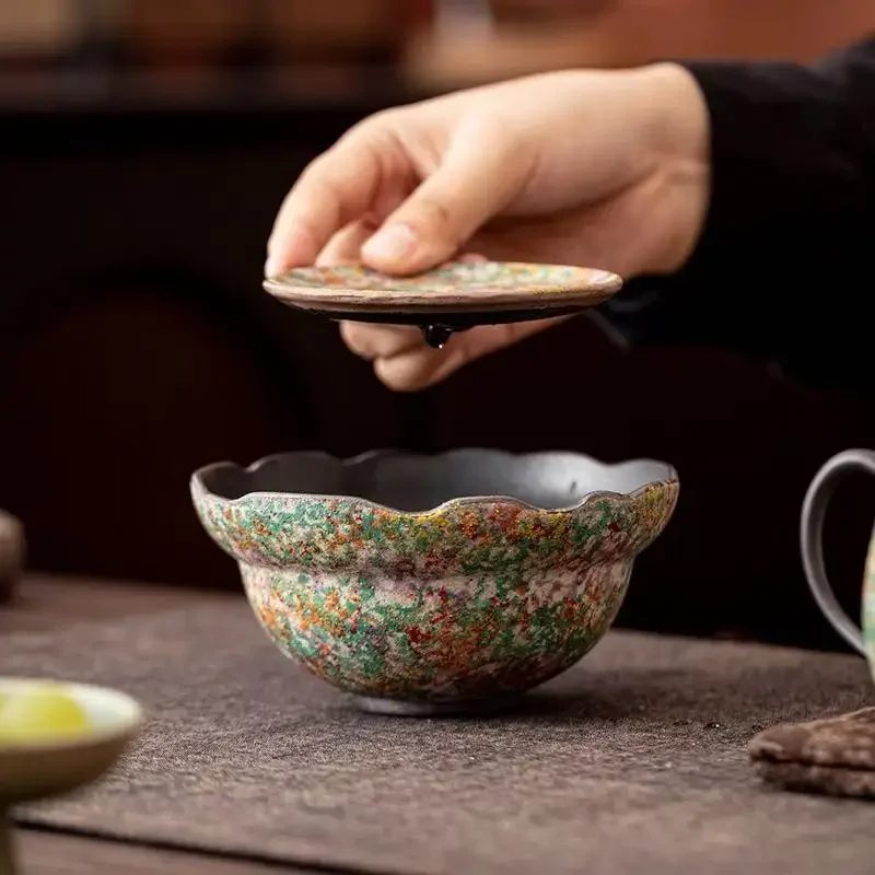 Rock Painting Time Liuguang Jianshui Retro Tea Ceremony Accessories Filter Tea Residue Tank Waste Water Tank Cup Wash Pen Wash