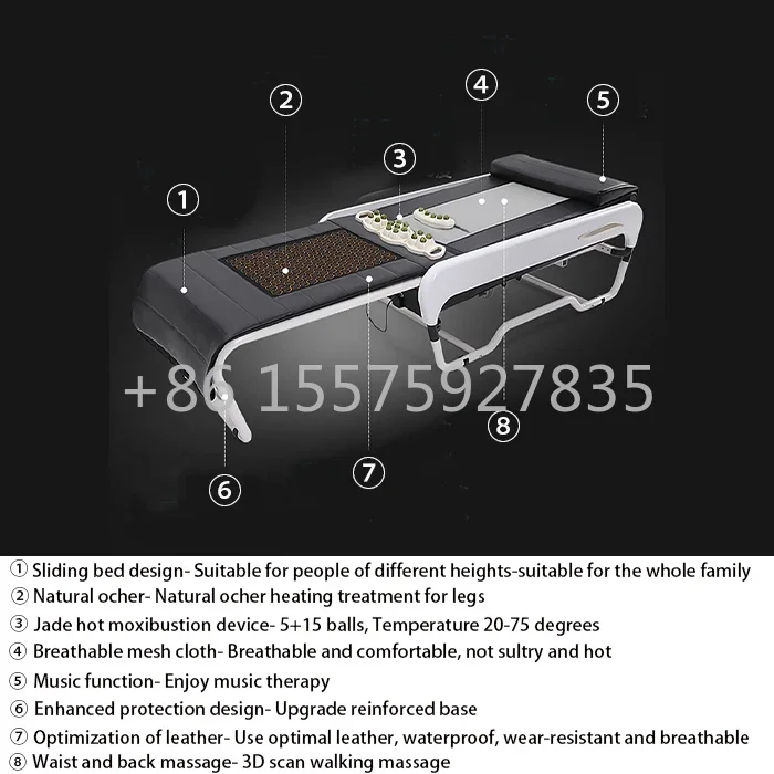 FREESHIPPING Hot Selling Ceragem Master V3 Korea Roller Massage Bed For 100% Safety