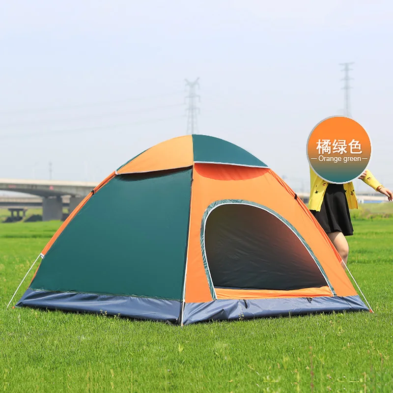 5-8 Person Outdoor Boat Sle Tents Fully Automatic Quick-opening Camping Tents One-touch Throwing Tent