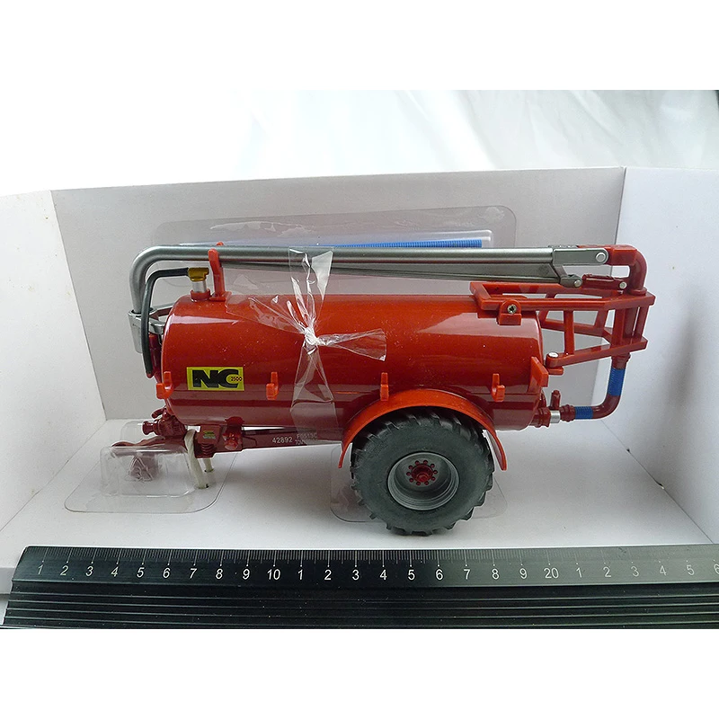 Diecast 1/32 Size Slurry Ferry Tanker Model Car Alloy Farm Tractor Model Collection Display Hobby Original Box