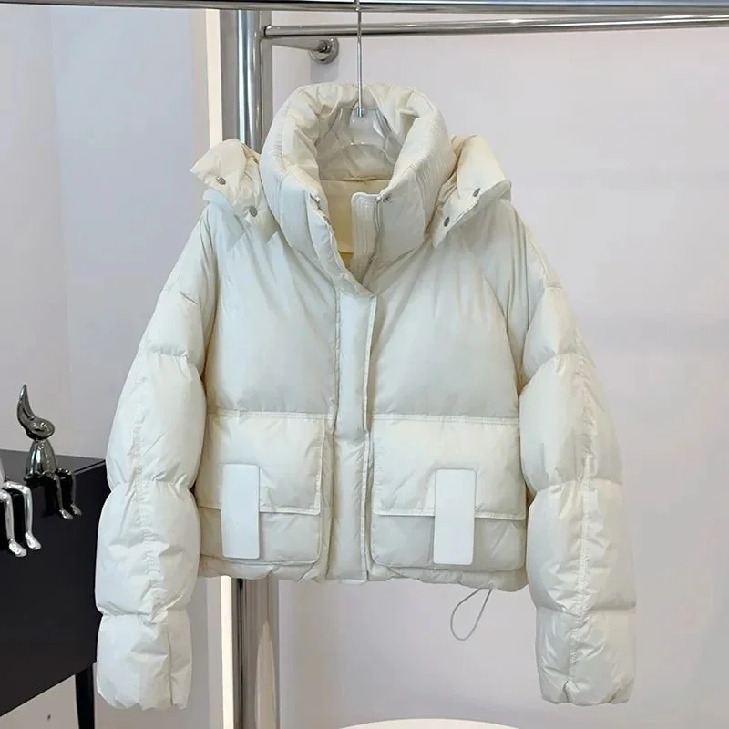 Women Parkas Winter  Casual Loose Women\'s Jacket Down Coats Solid Oversize Women\'s Winter Jacket Soft Cotton Puffer Jacket