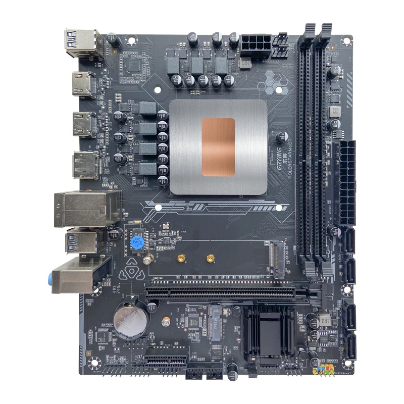 Erying LGA1151 اللوحة الأم وحدة المعالجة المركزية كومبو الأساسية Interposer Kit i7 7820HQ 4C8T 2.9-3.9Ghz DDR4 RAM M-ATX المنزل مكتب الكمبيوتر بناء placa mama