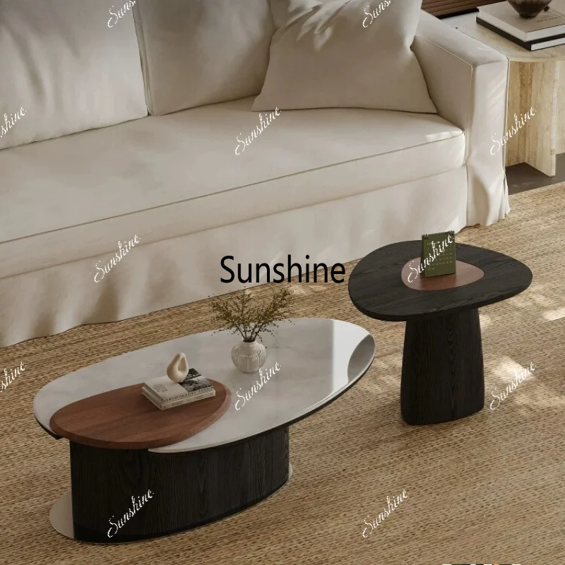Italian special-shaped coffee table, light luxury high-end creative coffee table