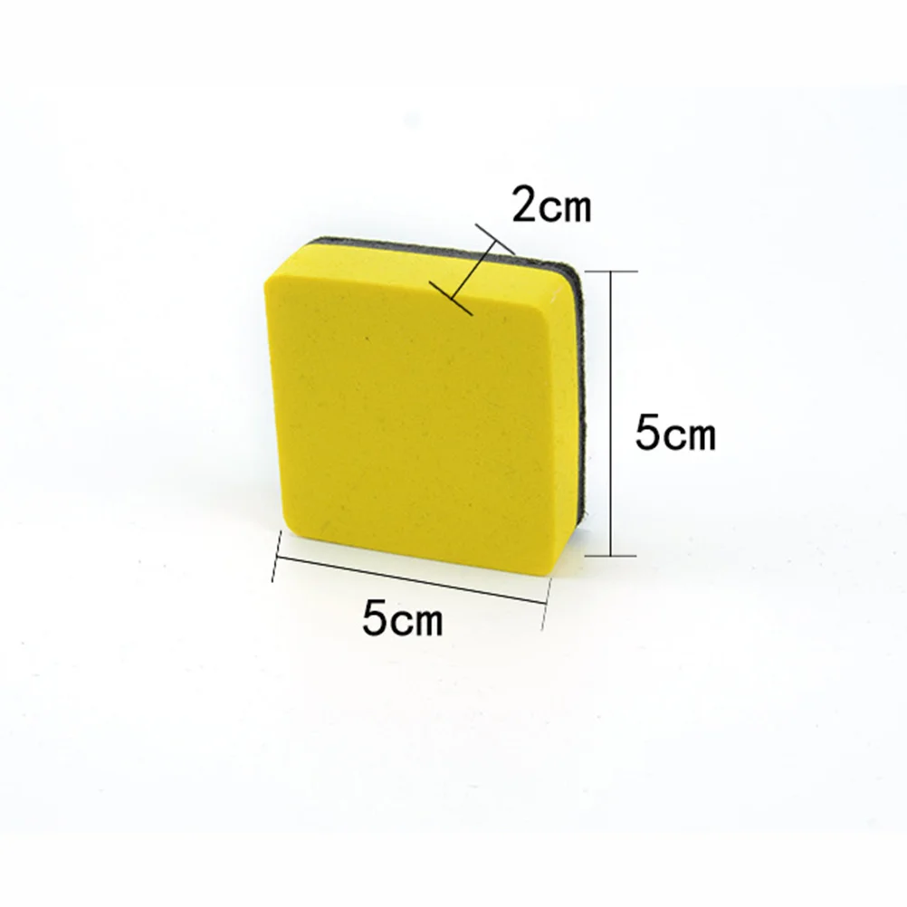 24 قطعة ممحاة لوحية صغيرة مربعة 5 × 5 سم خفيفة الوزن للمدرسة والمكتب والمنزل ومنظف السبورة العملي #5