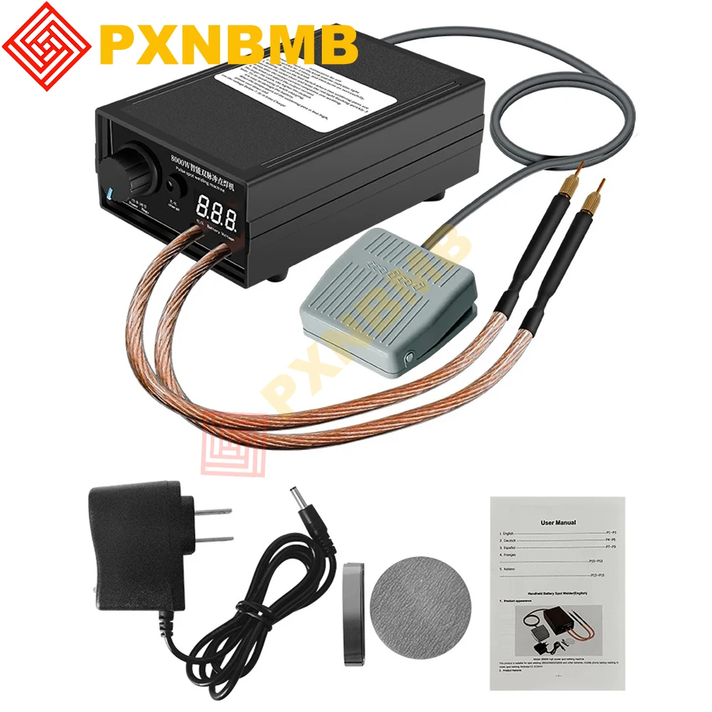 

8000W Mini Spot Welder Kit DIY Automat 18650 Battery Pack Welding Portable Spot Welding Machine Pen For 0.15MM Nickel Strip