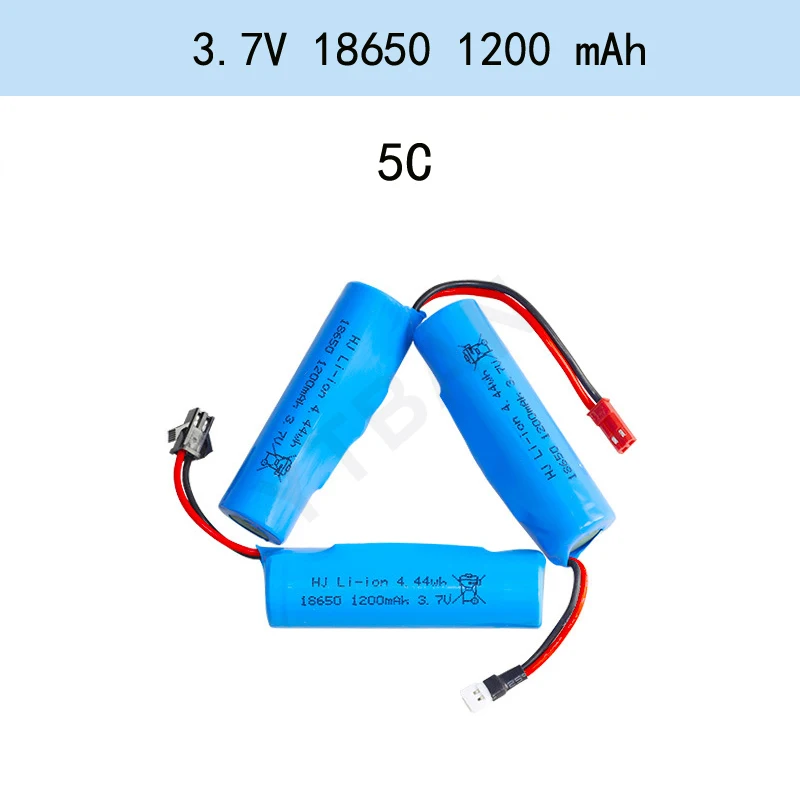 3.7V 1200mAh 18650 Rechargeable Battery for Climbing Vehicle,Off-road Vehicle,Torsion Vehicle Battery Diy Tool Electric Li-Ion