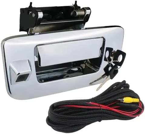 

Chrome Backup Camera & Tailgate Handle Trim for 2007-2014 Chevy Silverado/GMC Sierra 1500 2500 3500