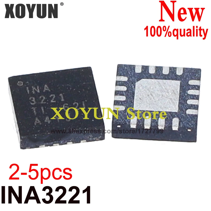 (2-5piece) 100% New INA3221 INA3221AIRGVR QFN-16 Chipset