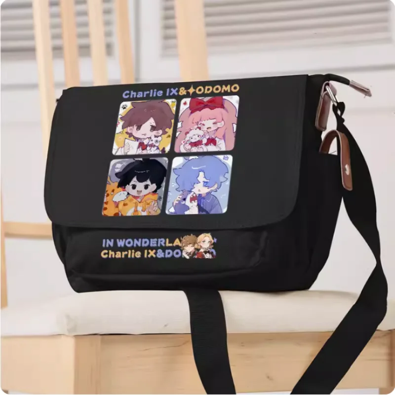 Oxford Messenger Bag Casual Anime, Mochila Escolar, Bolsa de Ombro, Presente para Estudante, Adolescente, Snoopy Cosplay, Snoopy, Cachorros, B659