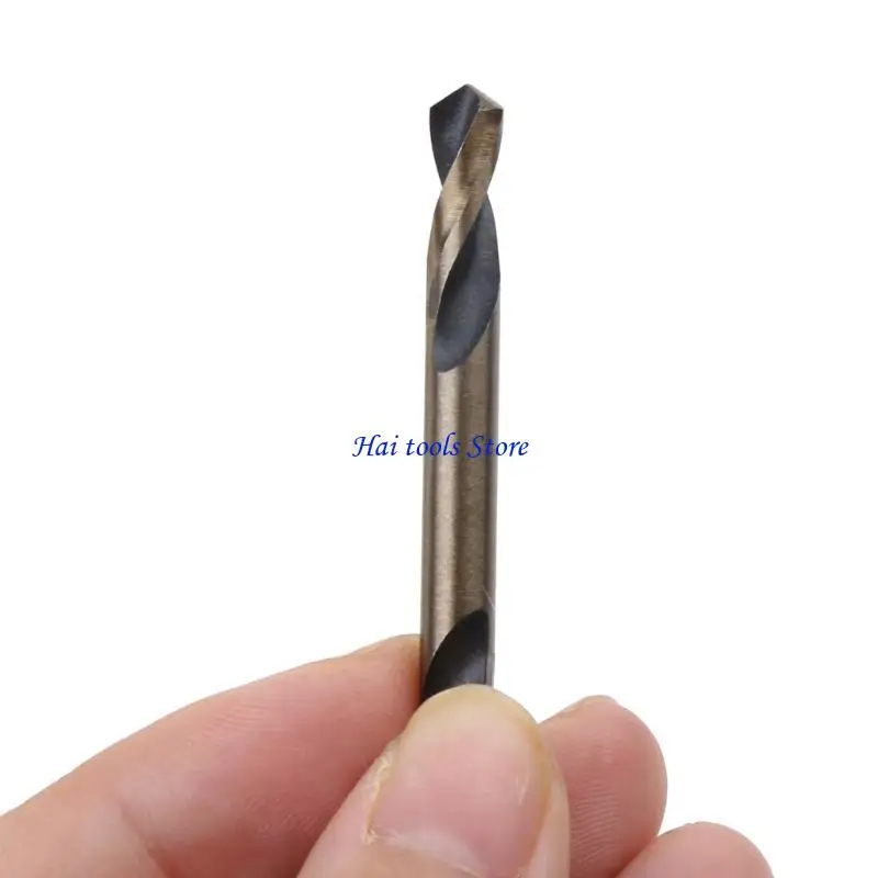 

X37e 10pcs 5mm HSS Двойное окончание спиральных кружевных инструментов тренировочных инструментов