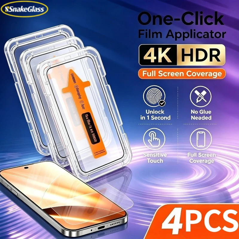 4 Pack 9H HD Clear Screen Protector for Samsung Galaxy S26 Ultra/S26 Plus/S26/S25/S24/S23/S22/S21 A57 A56 A36 " A" Series Glass