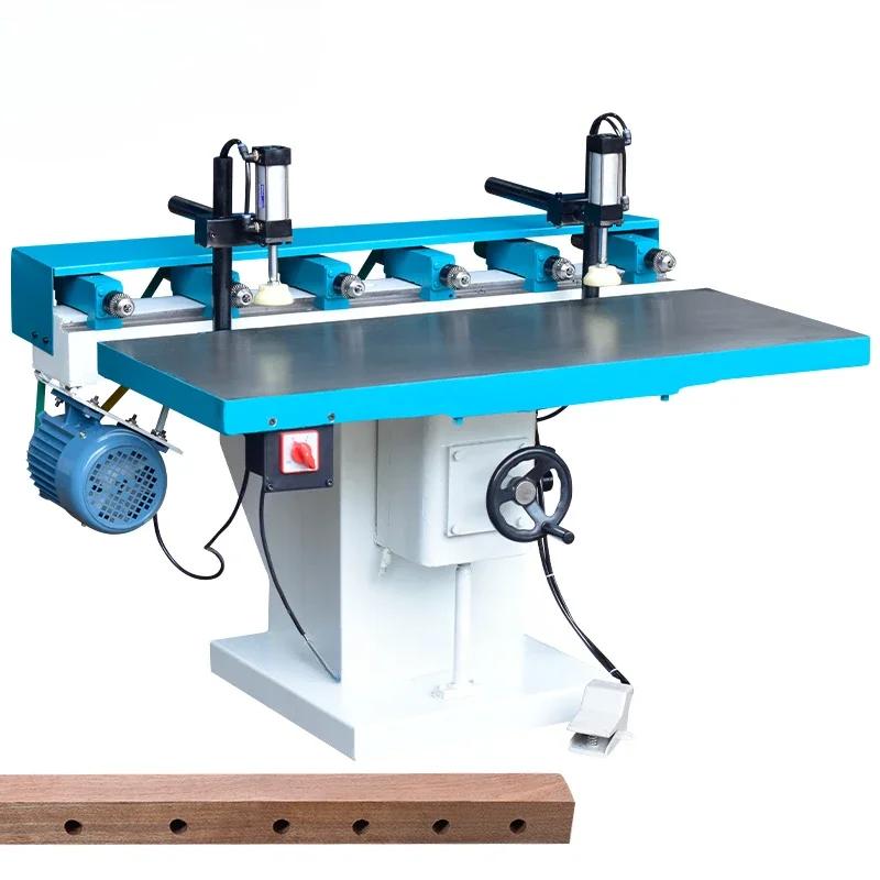 Woodworking horizontal single head side hole multi head hinge drilling machine