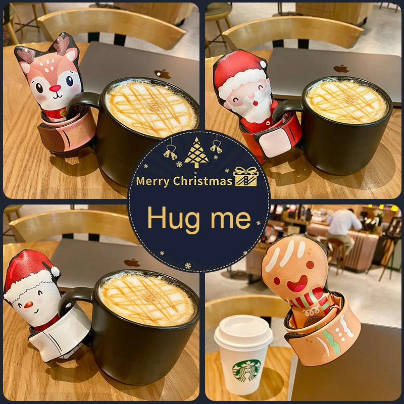 2022 New Year Gift Christmas Tree Decorations Christmas pat circle bracelet elk Santa Claus pat circle Christmas gift decoration