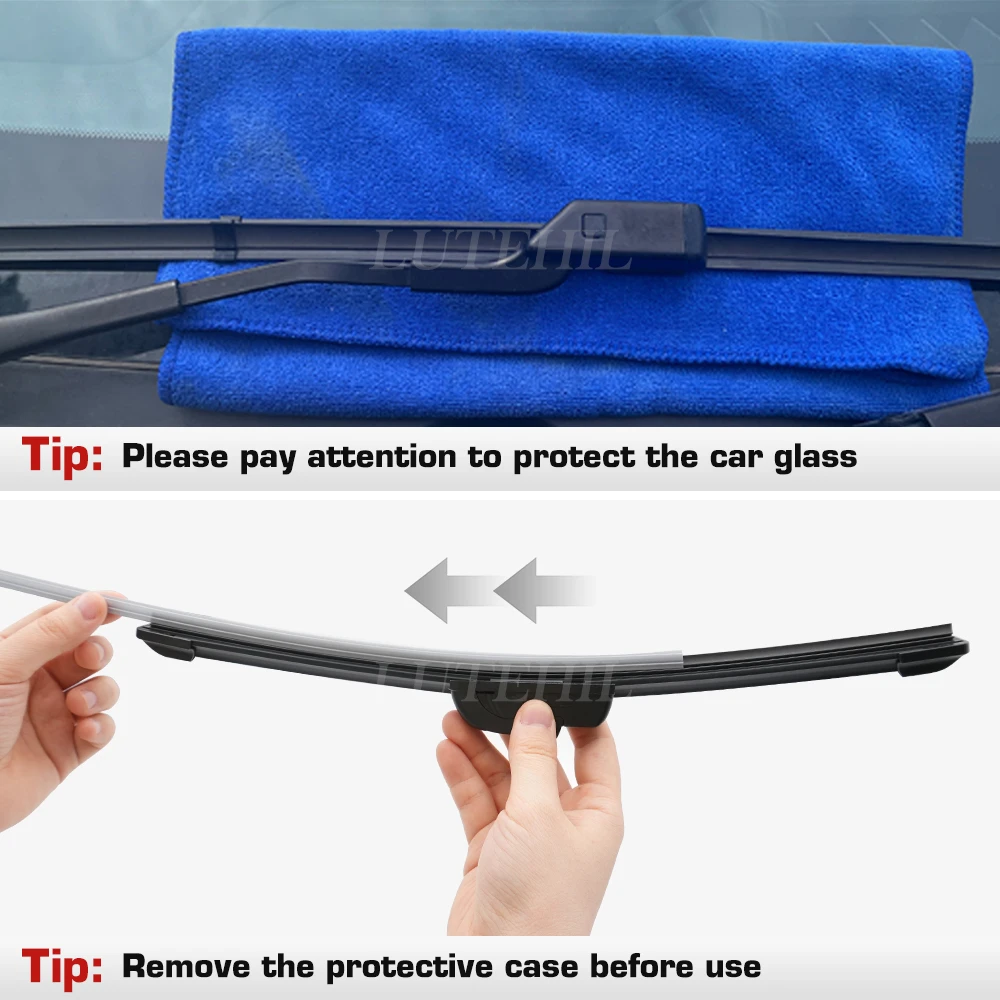 ممسحة لهوندا CRV MK2 2002-2006 2003 2004 2005 شفرات أمامية للزجاج الأمامي فرشاة نافذة 21 "+20" #5