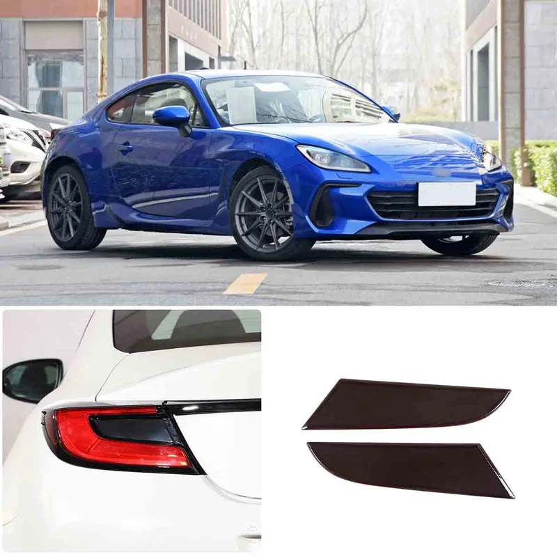 

For Toyota 86/Subaru BRZ 2022 Car Styling Rear Back Lamp Tail Light Cover Shade Brake Indicator Light Trim Stickers Accessories