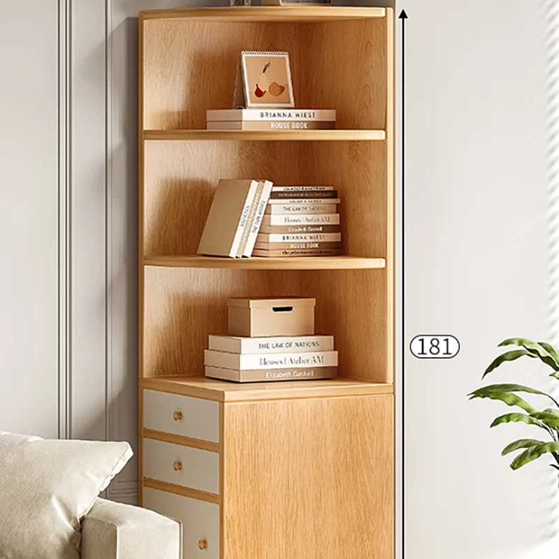 Nordic Display Bookshelf Luxucy Storage Minimalist Bookcases Multifunctional Corner Bookshelf Vanity Makeup Moveis Furniture