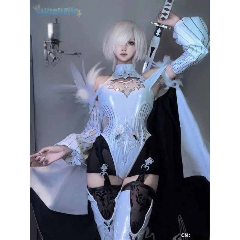 Game NieR Re[in]carnation True Dark 10H Liberation War Cosplay Costume Sexy one-piece bodysuit and accessories Halloween 10H Set