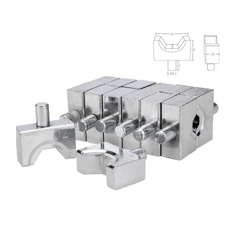 NOCM YQK-70 كماشة العقص الطرفية النحاسية والألومنيوم LD4-70MM كماشة العقص السداسية قالب كماشة العقص الهيدروليكية