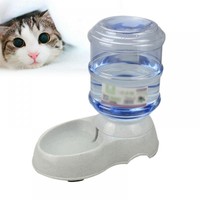 Automatic Self Dispensing Pet Feeder For Cats Dogs 3.8L Capacity Dog Feeders Plastic Water Bottle Cat Bowl Feeding and Drinking